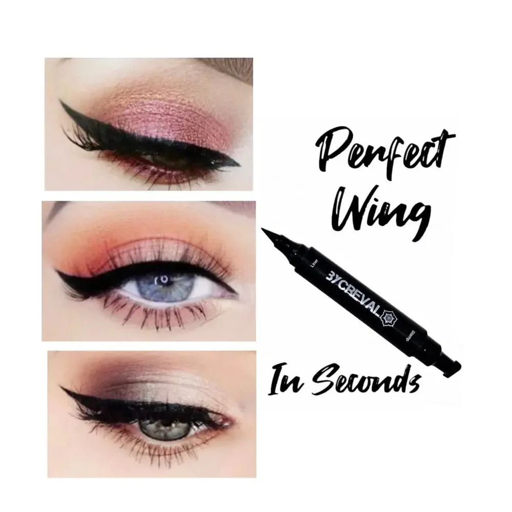 Wing Stamp Eyeliner Pen Black